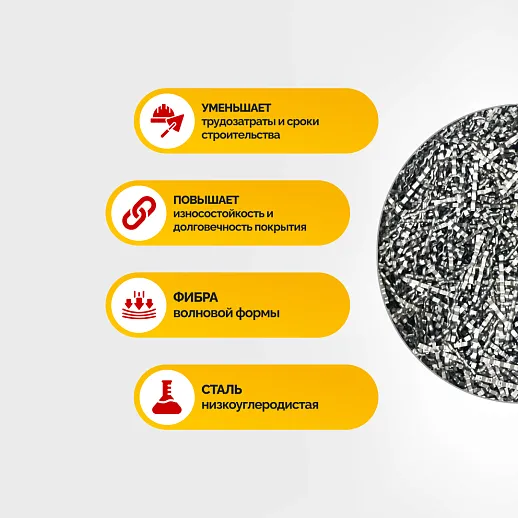 Фибра стальная BASFIBER 40/0,7