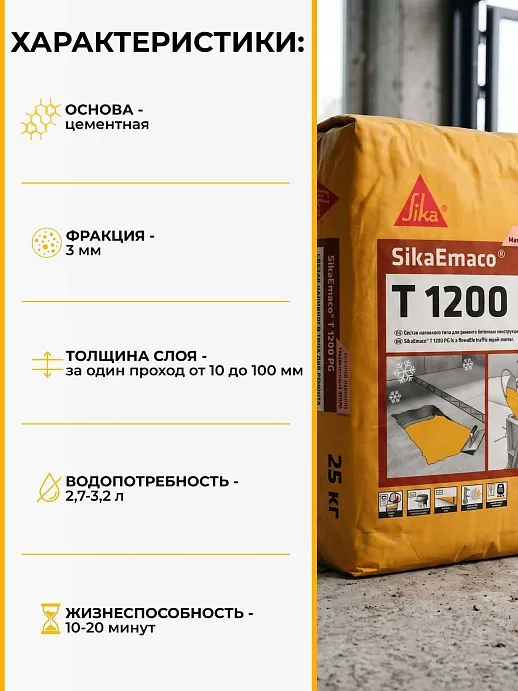 SikaEmaco T1200 PG (MasterEmaco T1200 PG)