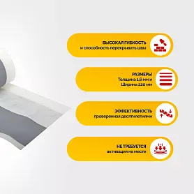Гидроизоляционная лента Sika Dilatec E-220